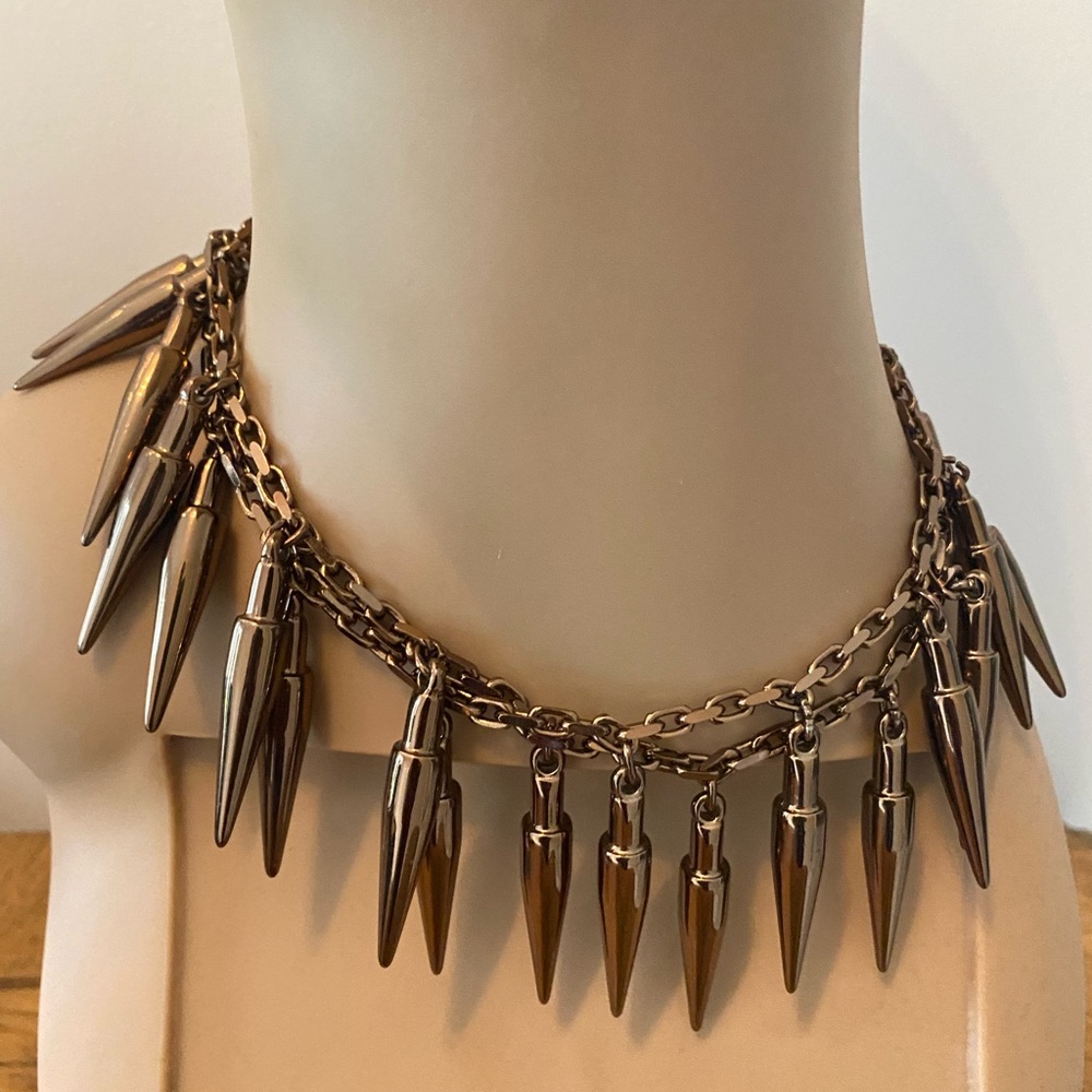 Burberry Bronze Spike Necklace